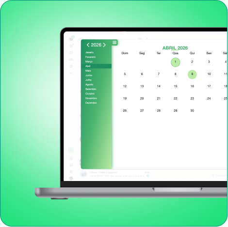 Painel Calendário